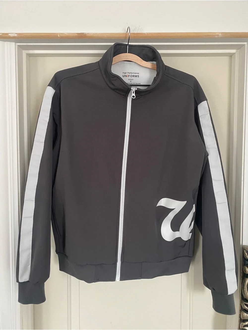 Women's Walgreens Jacket M Gray Full Zip uniform employee - Picture 1 of 8
